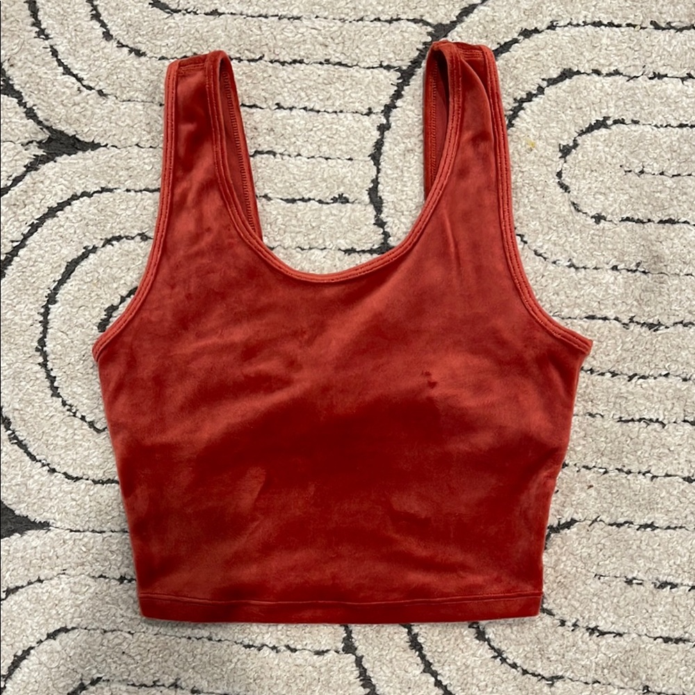 BOGO Soft and Velvety Rust Tank Top
